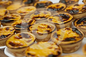 Portugese pastries photo
