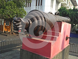 Portugese Thumb Canon at Jakarta Old City