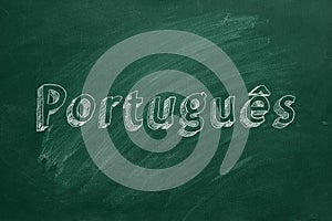 Portuguese learning concept photo