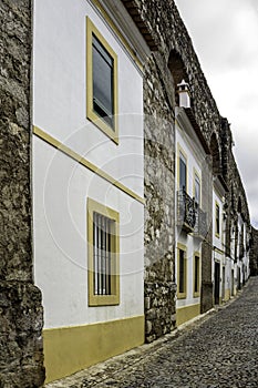 Portuguese Alentejo city of Ã‰vora old town.