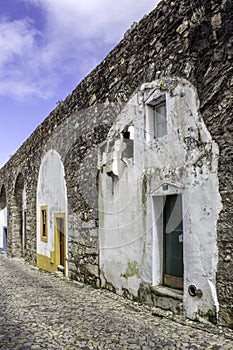 Portuguese Alentejo city of Ã‰vora old town.