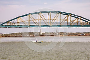 Portuguese bridges over river Arade