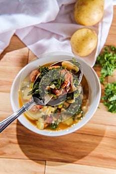 Portuguese Caldo Verde Soup