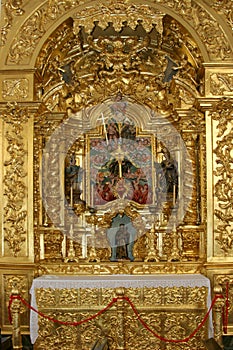 Portuguese church altar detail