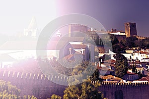 Portuguese city of Obidos