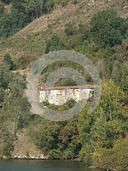 Portuguese Cottage on Hill Overlooking the Douro River