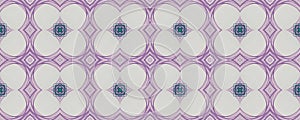 Portuguese Decorative Tiles. Batik Mandala Print.