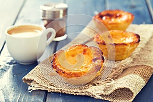 Portuguese dessert pastel de nata photo