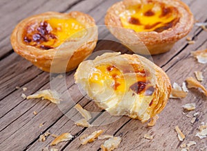 Portuguese egg tart photo