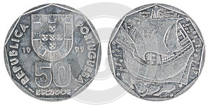 Portuguese escudo coin