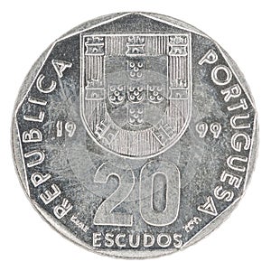 Portuguese escudo coin photo