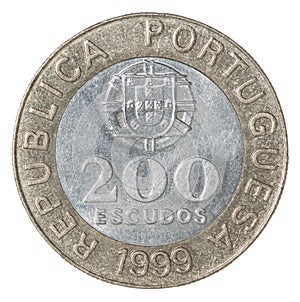 Portuguese escudo coin photo
