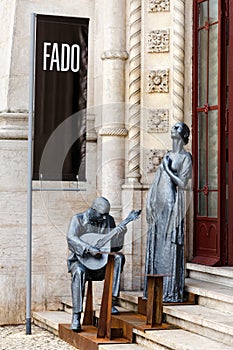 Portuguese fado monument