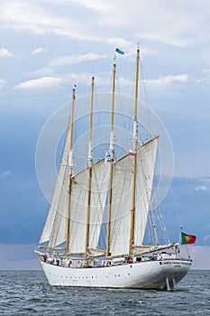 Portuguese four-mast schooner Santa Maria Manuela