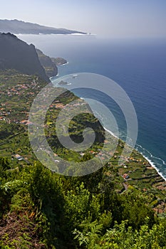 Portuguese island of Madeira - High level view near Boaventura