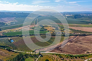 Portuguese landscape near obidos castle