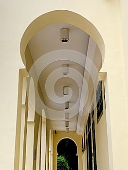 Portuguese Macao Art Nouveau Ceramic Tile Art Deco Moorish Architecture Tap Seac Exhibition Pavilion Clock Tower Caixa Escolar photo