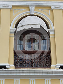 Portuguese Macau Art Deco Window Frame Mason Structure Pawn Shop Iron Metalworks Arts Craftsmanship Colonial Heritage Decoration