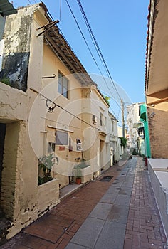 Portuguese Macau Coloane Eduardo Marques Square Village Art Deco Architecture Mansion Heritage Macao Neoclassical Macao Colonial