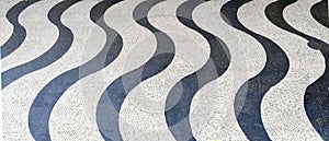 Portuguese Macau Mosaic Pavement Cobblestone Road Macao Street Pattern World Heritage Site photo