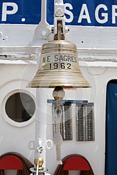 Portuguese navy training tallship Sagres III, Praia, Cape Verde