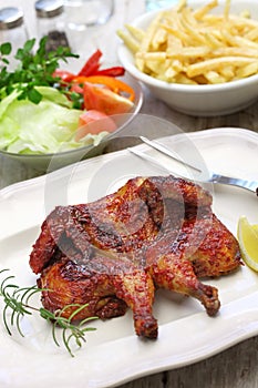 Portuguese piri piri spicy chicken