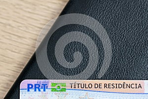 Portuguese Residence Card on Table