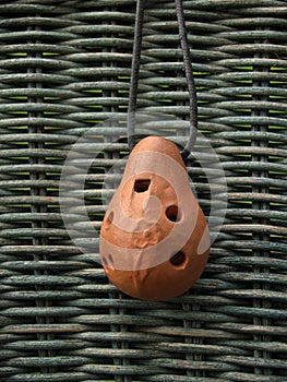 Portuguese Terra Cotta Ocarina