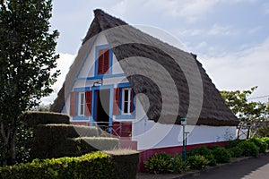 Portuguese traditional house in Santana, Madeira Island