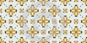Portuguese vector tiles pattern, Lisbon seamless black and white tile design, Azulejos vintage geometric ceramics