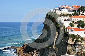 Portuguese white houses of Azenhas do Mar photo