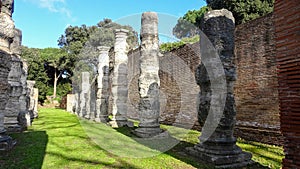 Portus was a large artificial harbour of  Ancient Rome photo