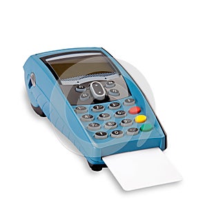 Pos with blank credit card