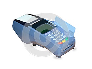 POS terminal and credit card processing isolated