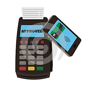 Pos terminal and smartphone