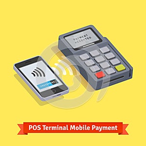 POS terminal wireless mobilepayment transaction