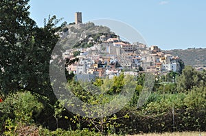 Posada- beautiful hill top village in Sardinia