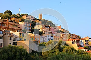 Posada town in Sardinia, Italy