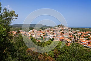 Posada town in Sardinia, Italy photo