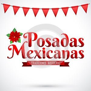 Posadas Mexicanas - Christmas Lodging spanish text photo