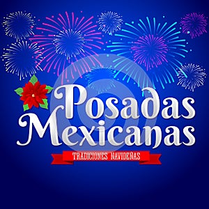 Posadas Mexicanas - spanish translation: Christmas Lodging, Mexican traditional christmas celebration photo