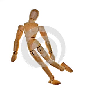 Posed Wooden Mannequin