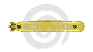 Poseidon - Status-6 Oceanic Multipurpose System 3D Rendering. Isolated on White Background.