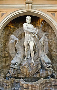 Poseidon sculpture