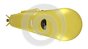 Poseidon - Status-6 Oceanic Multipurpose System 3D Rendering. Isolated on White Background.