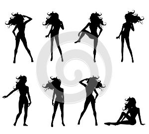 Poses Female Silhouettes 2