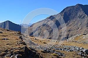 The Posets-Maladeta Natural Park in the Posets massif, AragÃ³n, Spanish Pyrenees