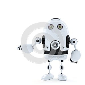 Posing Android Robot