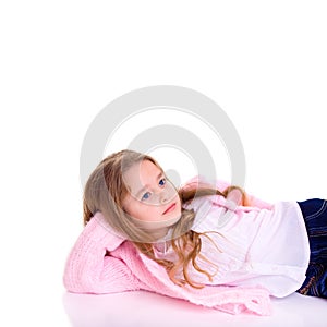 Posing young girl