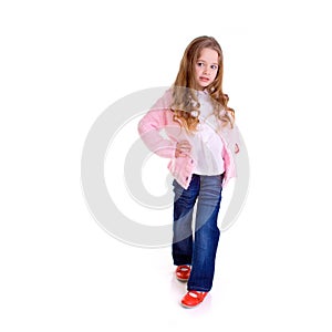 Posing young girl